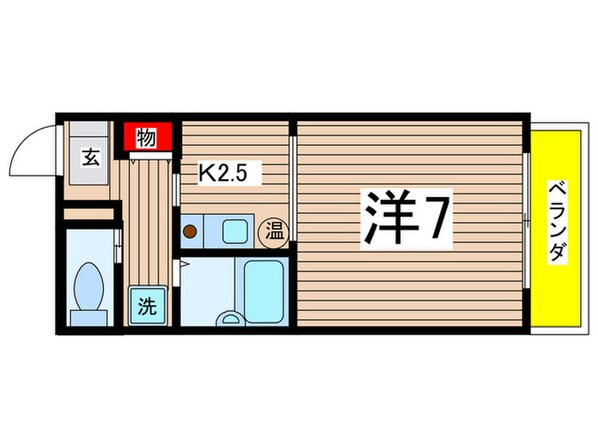 メゾンエステ－ルの物件間取画像